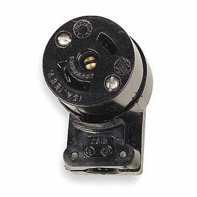 HUBBELL HBL7571 Mdgt LckCon Strt 15 A Black Nyl ML-2R