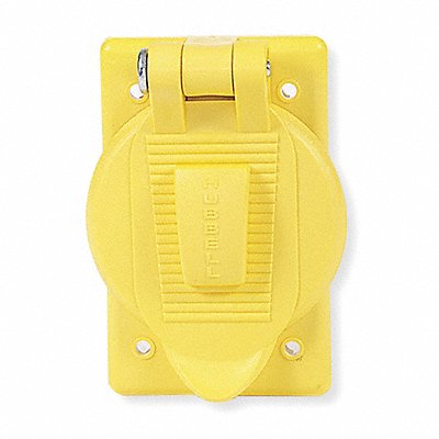 HUBBELL WIRING DEVICE-KELLEMS HBL77CM74WO Cover Weatherproof Yellow