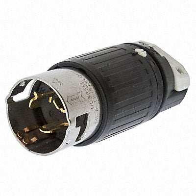 HUBBELL CS6365C LckPlg Strt 50 A Blk White Nylon 4Blds