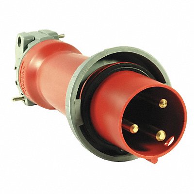 HUBBELL HBL3100P7W Pin and Sleeve Plug 2P 3W 100A 480V