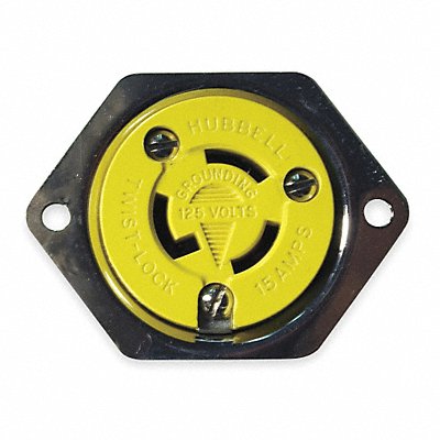 HUBBELL HBL47CM15 Flanged Locking Receptacle Marine 15