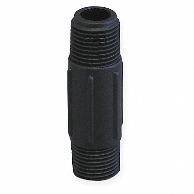 GRAINGER NIP0503 Nipple 1/2 x 3 In MNPT Poly Black