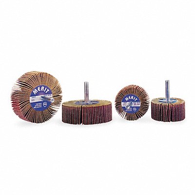 MERIT 8834131517 Flap Wheel 3 in Dia 1 in W P60 Grit