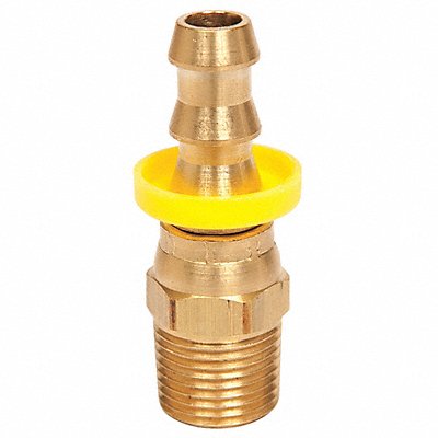 CONTINENTAL PBNPMX0806 Push on Hose Fitting 1/2 x3/8 BarbxNPTF