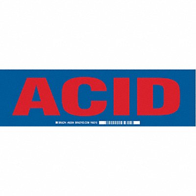 BRADY 60284 Label 3 1/2 in x 12 in Polyester