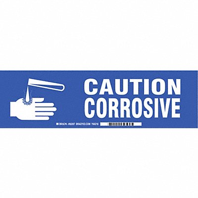BRADY 60287 Label 3 1/2 in x 12 in Polyester