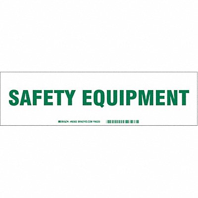 BRADY 60302 Label 3 1/2 in x 12 in Polyester