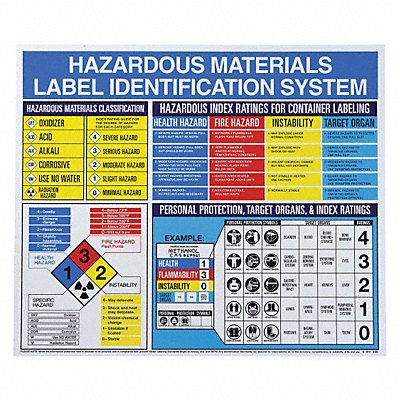 BRADY 53202 Right To Know Poster 22inx26in Plastic