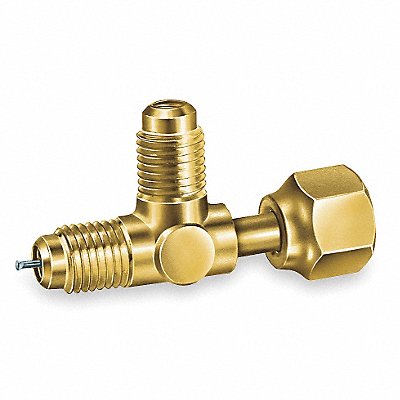 JB INDUSTRIES A31864 1/4 Access Valve Tee w/ Flare Nut PK3