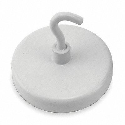 GRAINGER 3DXZ5 Single Point Hook White Ceramic 26 lb.