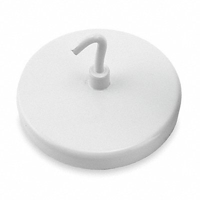 GRAINGER 3DXZ6 Single Point Hook White Ceramic 55 lb.