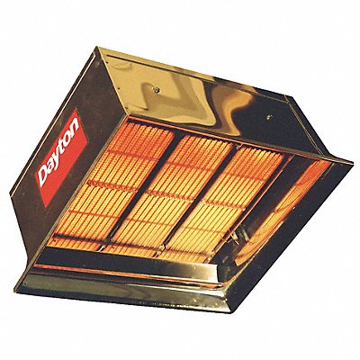 DAYTON 3E134 Gas Infrd Flat Panel Heater NG 90000BtuH
