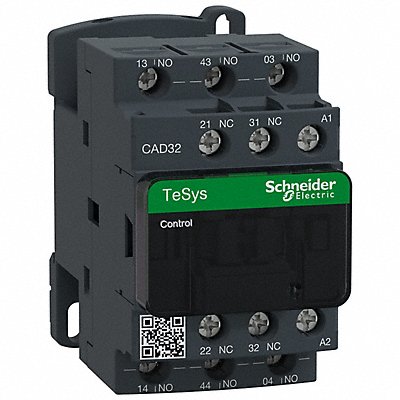 SCHNEIDER CAD32G7 H2714 IEC Control Relay 3NO/2NC 120VAC 10A