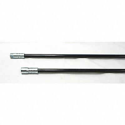 TOUGH GUY 3EDA8 Fiberglass Rods 3/8 NPT Dia 1/2 Length72