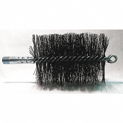 TOUGH GUY 3EDH3 Flue Brush Dia 3 1/4 1/4 MNPT Length 8