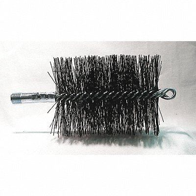 TOUGH GUY 3EDH4 Flue Brush Dia 3 1/2 1/4 MNPT Length 8