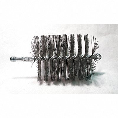 TOUGH GUY 3EDH7 Flue Brush Dia 3 1/2 1/4 MNPT Length 8