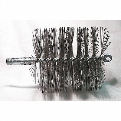 TOUGH GUY 3EDJ1 Flue Brush Dia 4-1/2 1/4 MNPT 7-1/2 In L