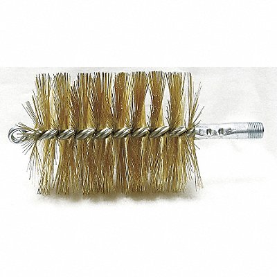 TOUGH GUY 3EDJ9 Tube Brush Dia 3 1/2 1/4 MNPT Length 8