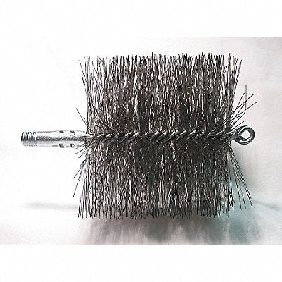 TOUGH GUY 3EDN1 Flue Brush Dia 5 1/4 MNPT Length 8