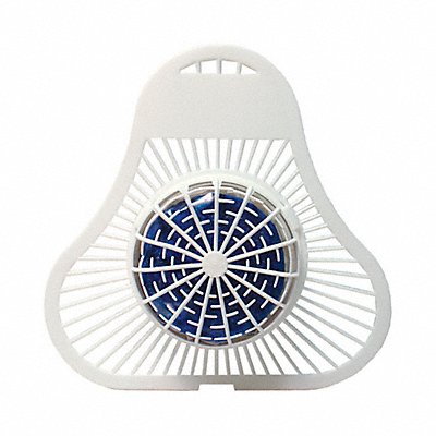 TOUGH GUY 3EEE6 Urinal w/Screen Triangular Blue 3oz PK12
