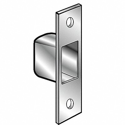 GRAINGER 3EJD3 Box Strike Plate Chrome