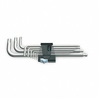 WERA 5022720001 Hex Key Set L 3 1/2 in to 9 in