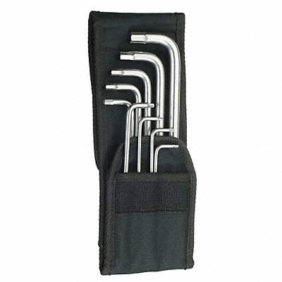 WERA 5022721001 Hex Key Set L 3 1/2 in to 9 in