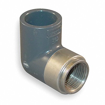 GRAINGER 807101BR 90 Reducing Elbow Brass 3/4 Pipe Size