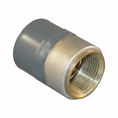 GRAINGER 835010BR Transition Adaptor Brass 1 in Pipe Size