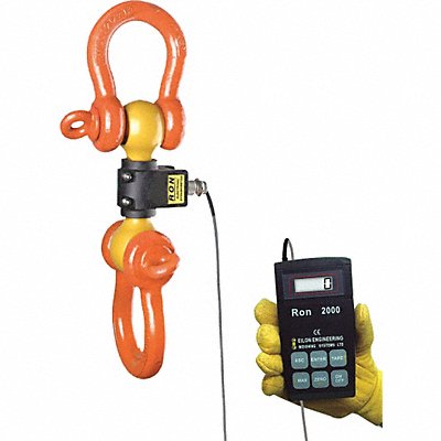 RON CRANE SCALES RON2000S12CC Crane Dynamometer LCD 25 000 lb Cap.