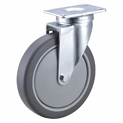 GRAINGER 3ENX9 Standard Plate Castor Swivel 300 lb.