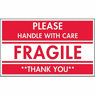 TAPECASE 16U863 Instructional Label Care PK500