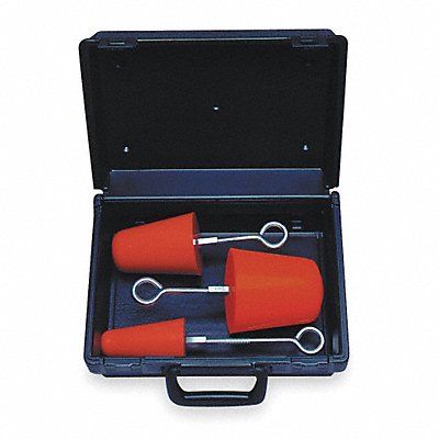 ULTRATECH 2116 Drain Plug Kit Orange 2 3 4 In