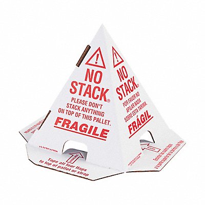 GRAINGER 3EXF8 No Stack Pallet Cones 10 in H PK100