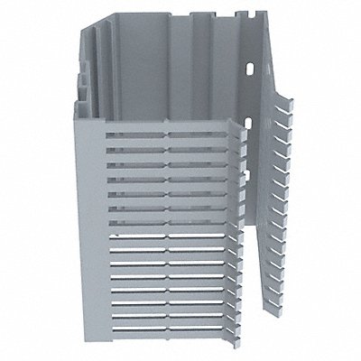 PANDUIT CWD4LG6 Wire Duct Corner Duct Grey 5.33W x 4D
