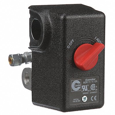 CONDOR USA INC 11EC2E Pressure Switch Auto/Off DPST 20-105psi