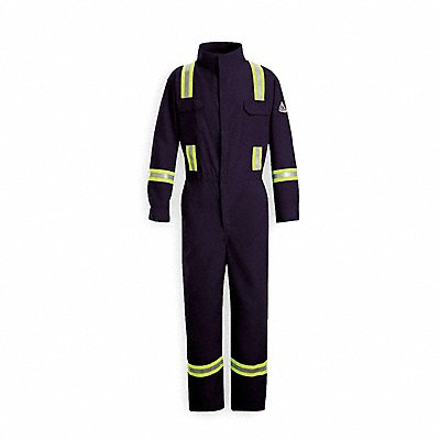 BULWARK CNBTNVRG50 H0471 FR Coverall Reflective Trim Nvy 2XL HRC1