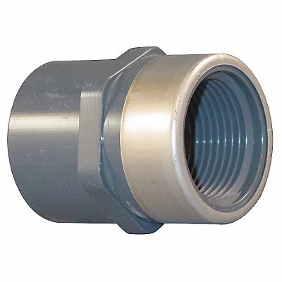 GRAINGER 835010SR Female Adaptor 1 in SCH 80 Socket x NPT