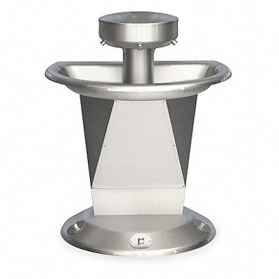BRADLEY S93628 Bradley Wash Fnt SCirc 54inx26inx4-1/4in