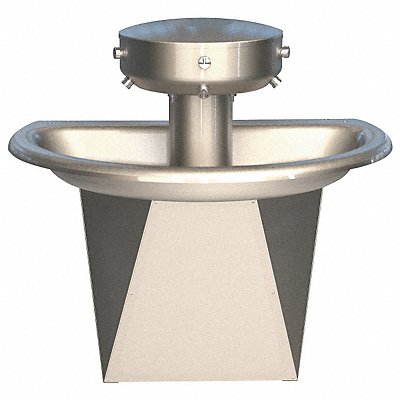 BRADLEY S93648 Bradley Wash Fnt SCirc 36inx26inx4-1/4in