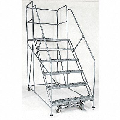 COTTERMAN 6WP2436RA3B4B8AC1P6 Rolling Work Platform Sngle Side Stl 60 In H
