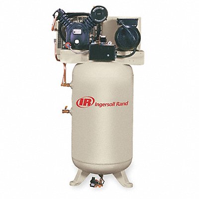 INGERSOLL RAND 2475N75P2301 Electric Air Compressor 7.5 hp 2 Stage