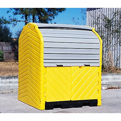 ULTRATECH 9636 Rolltop Drum Spl Cntnmnt 79 in H