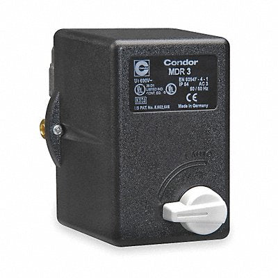 CONDOR USA INC 31TE3EXX Pressure Switch Auto/Off 3PST 40-360psi