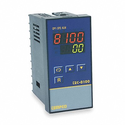 TEMPCO TEC34025 Temp Controller Prog 90-250V Relay2A