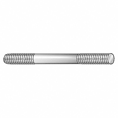 TE-CO 40376 Double Ended Threaded Stud Grd5 SS 4 1/4 -20 1 2PK