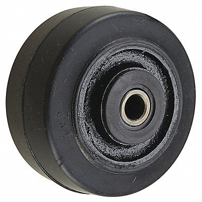 GRAINGER 3G266 Rubber Tread on Iron Core Wheel 4