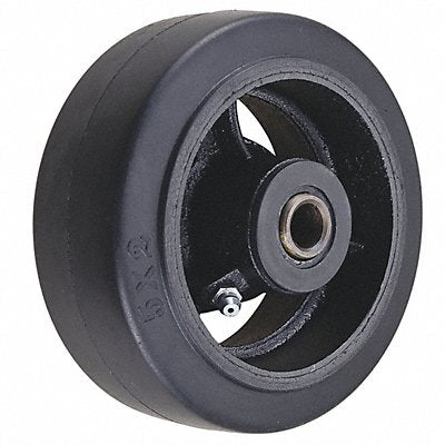 GRAINGER MR0520112 Rubber Tread on Iron Core Wheel 5