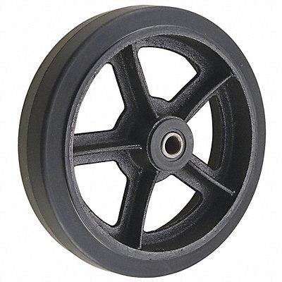 GRAINGER 3G269 Rubber Tread on Iron Core Wheel 8